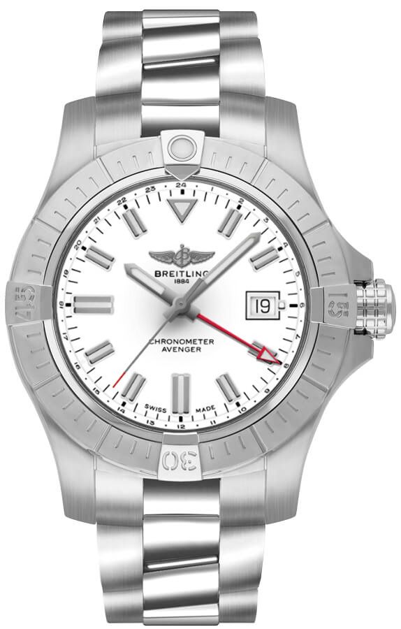 Breitling Avenger Self winding Automatic White Mens Watch A32397101A1A1 