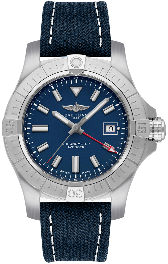 Breitling Avenger Automatic GMT 45 Blue Dial Men's Watch A32395101C1X1 