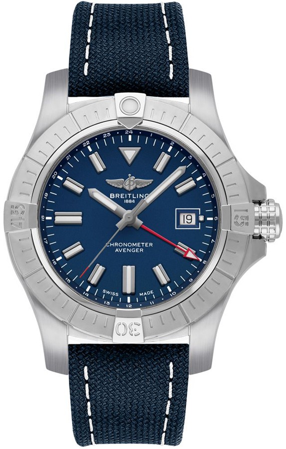 Breitling Avenger Automatic GMT 45mm Steel Men's Watch A32395101C1X2 
