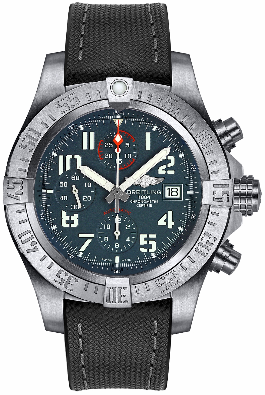 Breitling Avenger Self winding Automatic Chronometer Grey Mens Watch E1338310-M536-253S 