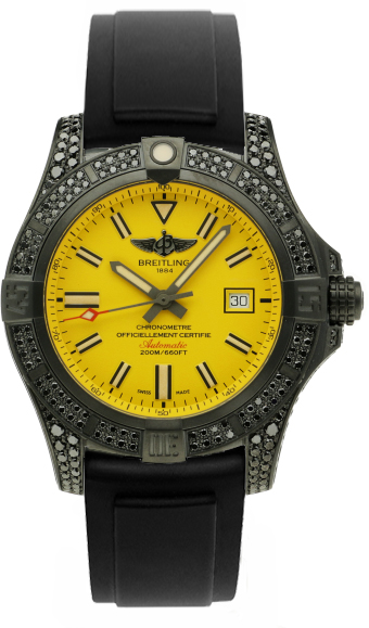 Breitling Avenger Self winding Automatic Chronometer Yellow Mens Watch V17311AU-I526-134S 