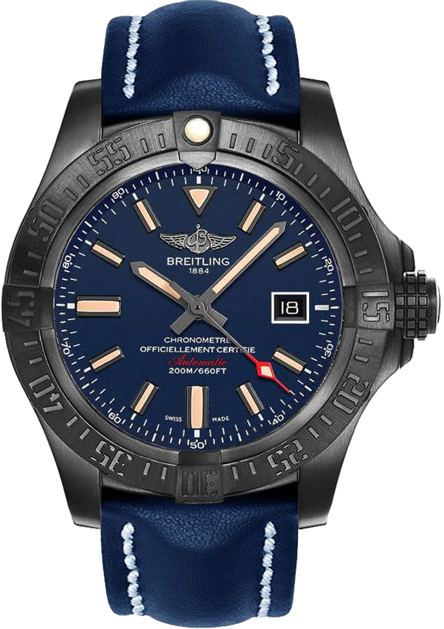 Breitling Avenger Self winding Automatic Blue Mens Watch V173104A-CA23-102X 