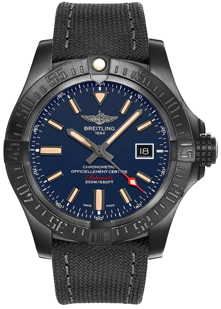 Breitling Avenger Blackbird Blue Dial Limited Edition Men's Watch V173104A/CA23-100W 