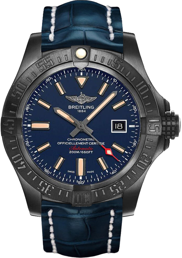 Breitling Avenger Self winding Automatic Blue Mens Watch V173104A-CA23-747P 