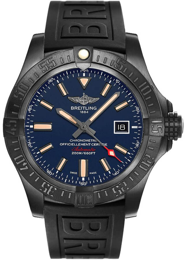 Breitling Avenger Self winding Automatic Blue Mens Watch V173104A-CA23-154S 