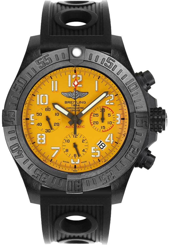 Breitling Avenger Self winding Automatic Yellow Mens Watch XB0180E4-I534-200S 