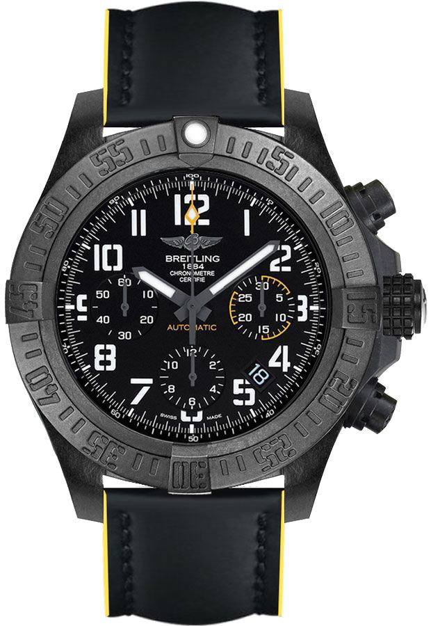 Breitling Avenger Self winding Automatic Chronometer Black Mens Watch XB0180E4-BF31-229X 