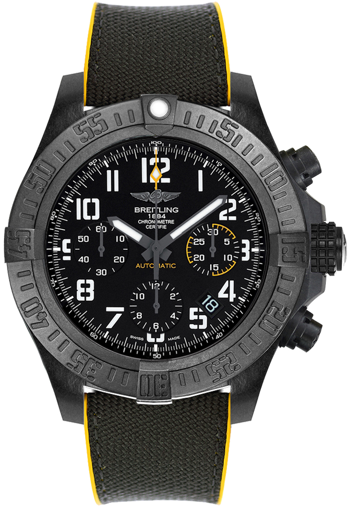 Breitling Avenger Self winding Automatic Black Mens Watch XB0180E41B1S1 