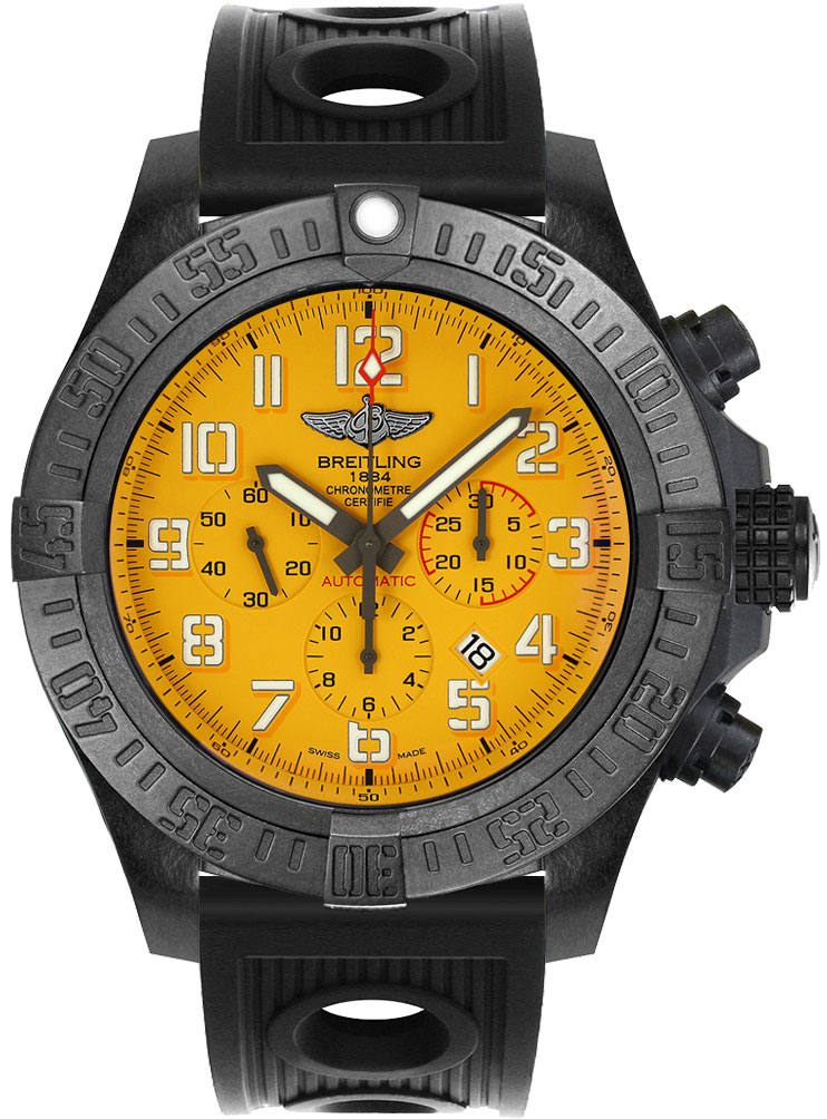 Breitling Avenger Self winding Automatic Yellow Mens Watch XB0170E4-I533-201S 