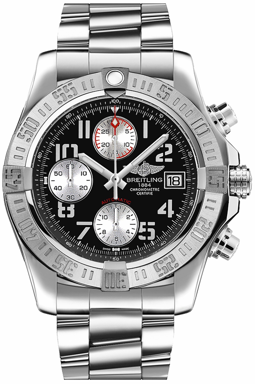 Breitling Avenger Self Winding Automatic Black Mens Watch A13381111B2A1 