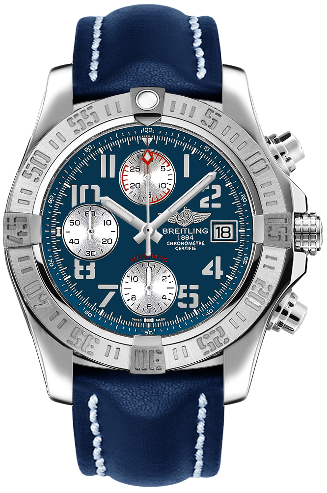 Breitling Avenger Self Winding Automatic Chronometer Blue Mens Watch A1338111-C870-112X 
