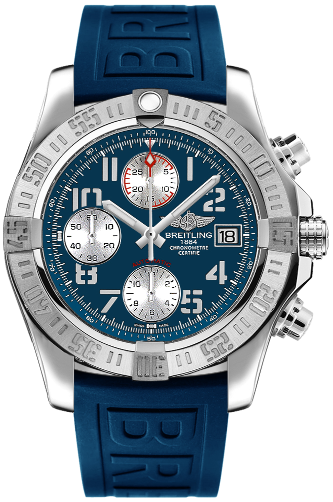 Breitling Avenger Self Winding Automatic Chronometer Blue Mens Watch A13381111C1S2 