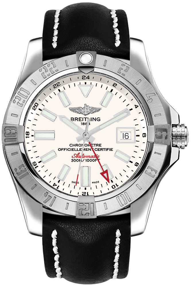 Breitling Avenger Manual Winding Silver Mens Watch A3239011-G778-435X 