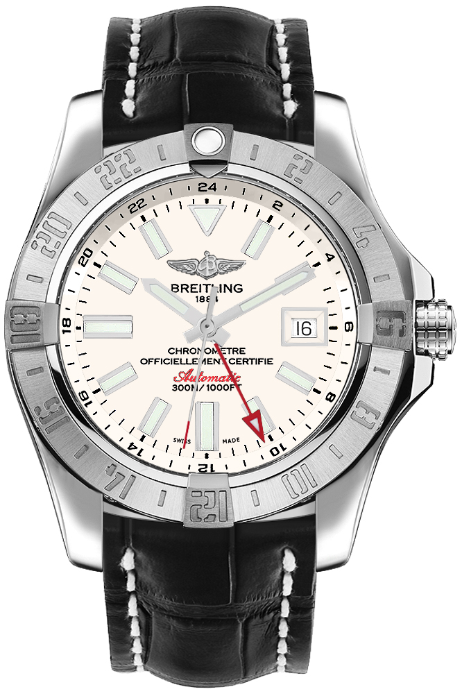 Breitling Avenger Manual Winding Silver Mens Watch A3239011-G778-743P 