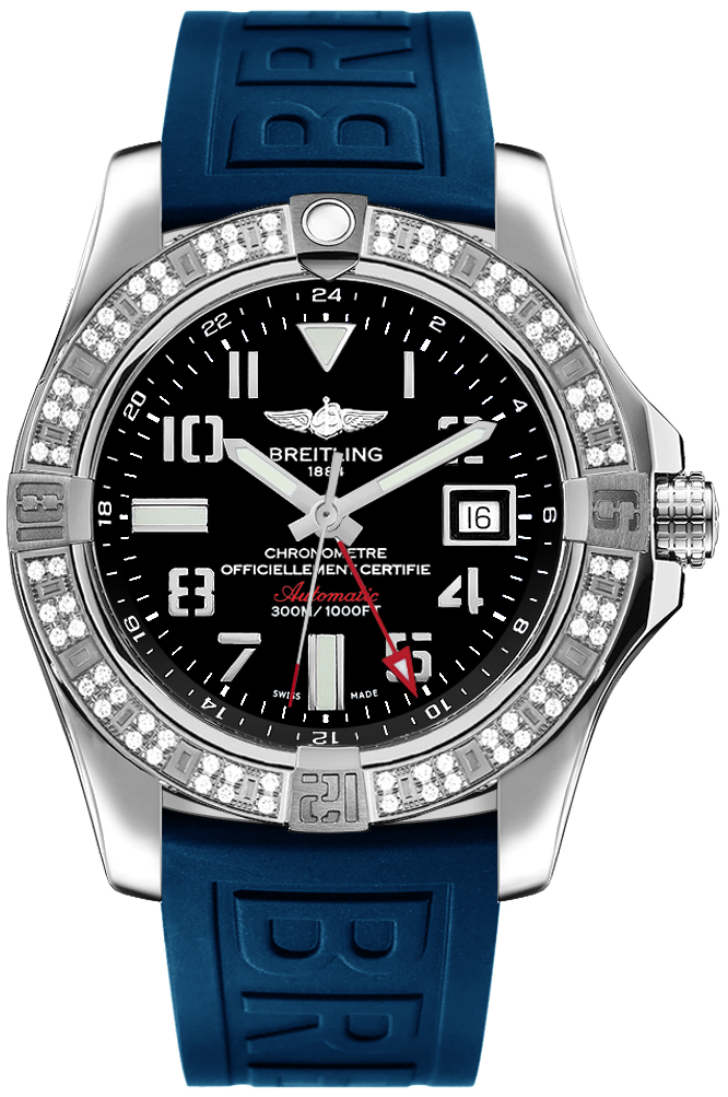 Breitling Avenger Self winding Automatic Chronometer Black Mens Watch A3239053-BC34-158S 