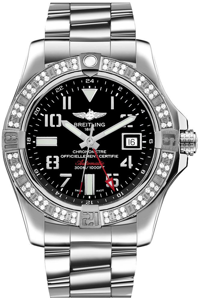 Breitling Avenger Self winding Automatic Chronometer Black Mens Watch A3239053-BC34-170A 