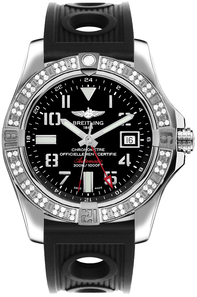 Breitling Avenger Self winding Automatic Chronometer Black Mens Watch A3239053-BC34-200S 