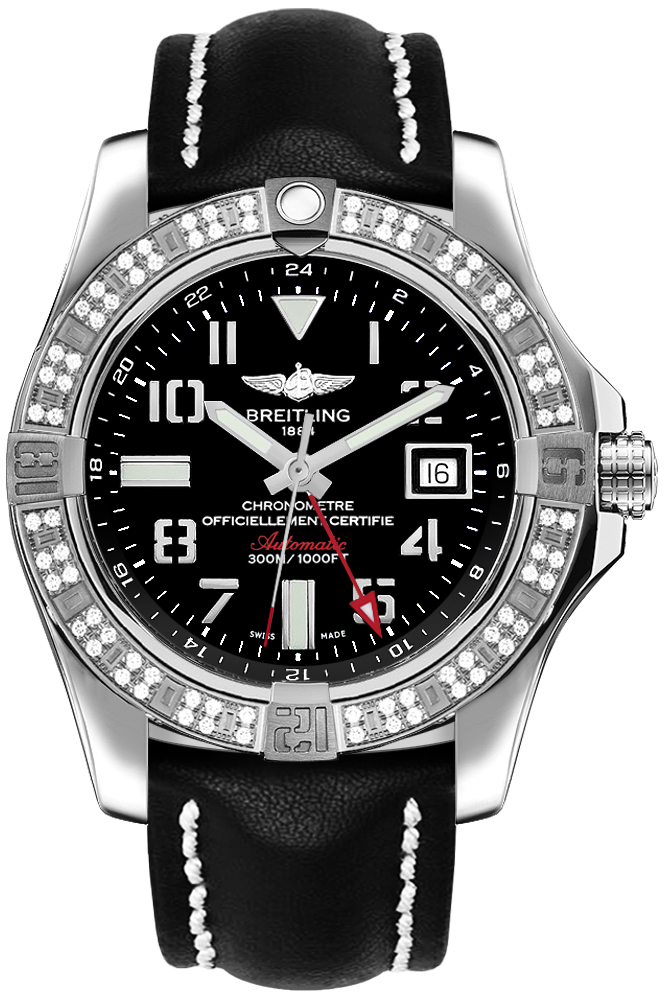 Breitling Avenger Self winding Automatic Chronometer Black Mens Watch A3239053-BC34-435X 