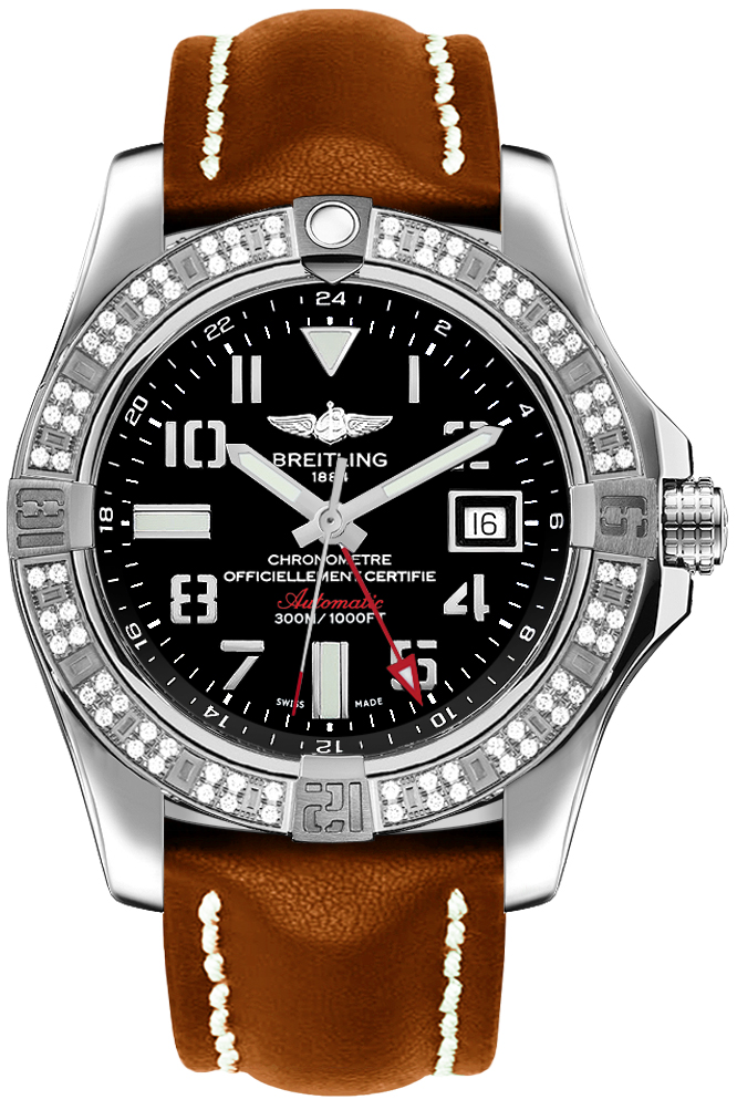 Breitling Avenger Self winding Automatic Chronometer Black Mens Watch A3239053-BC34-437X 
