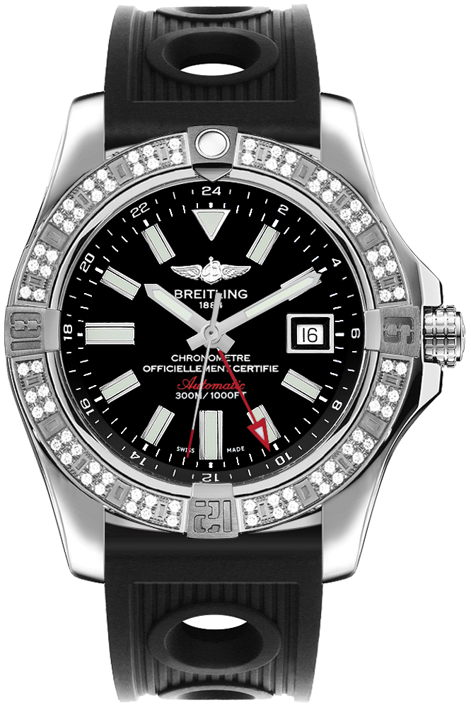 Breitling Avenger Self winding Automatic Chronometer Black Mens Watch A3239053-BC35-200S 