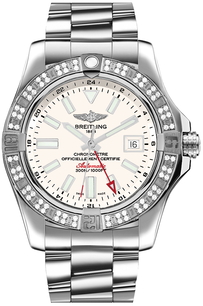 Breitling Avenger Self winding Automatic Chronometer Silver Mens Watch A3239053-G778-170A 