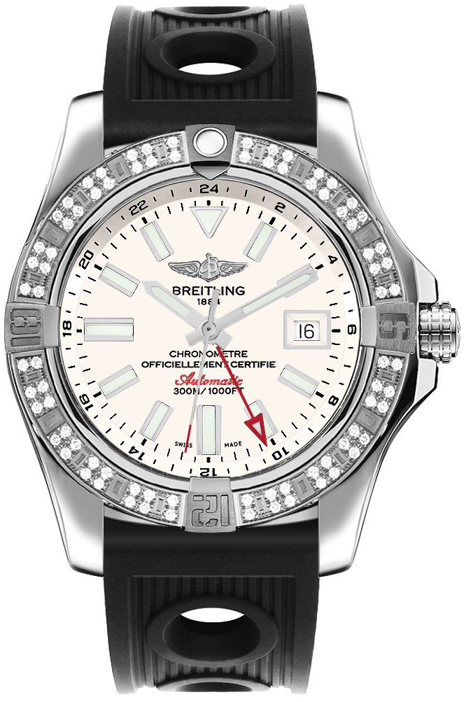 Breitling Avenger Self winding Automatic Chronometer Silver Mens Watch A3239053-G778-200S 