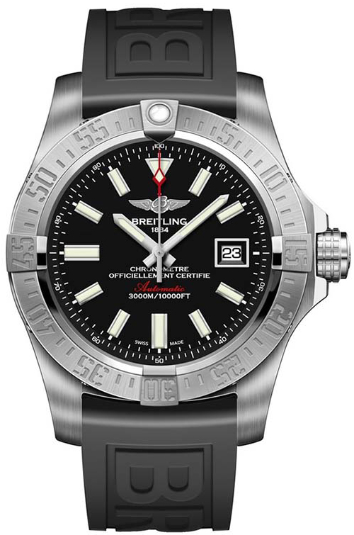 Breitling Avenger Self winding Automatic Chronometer Black Mens Watch A1733110-BC30-152S 