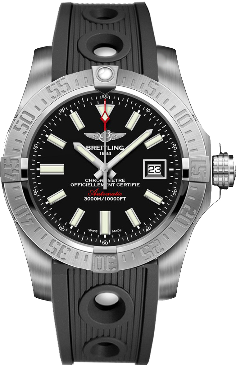 Breitling Avenger Self winding Automatic Chronometer Black Mens Watch A1733110-BC30-200S 