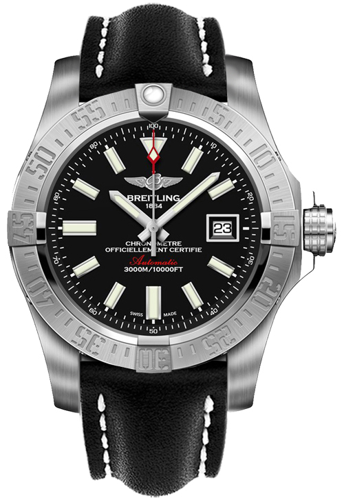 Breitling Avenger Black Mens Watch A1733110-BC30-435X 
