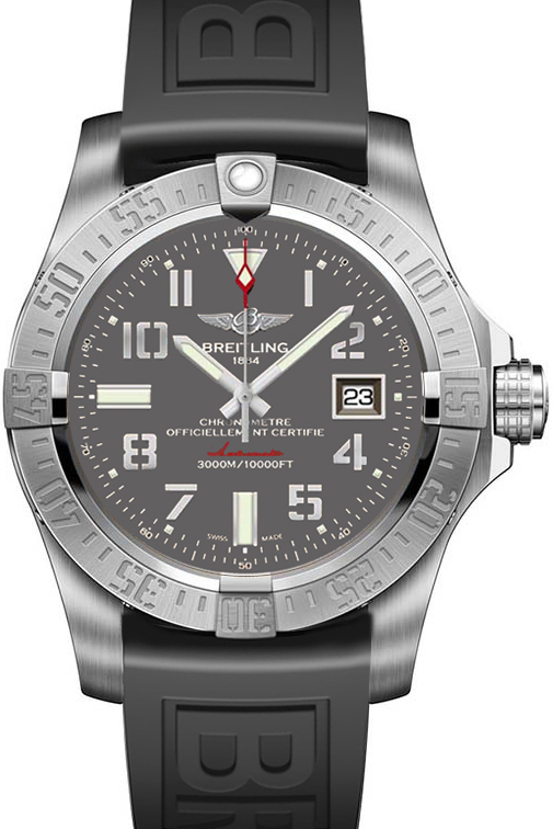Breitling Avenger Self winding Automatic Chronometer Grey Mens Watch A1733110-F563-152S 