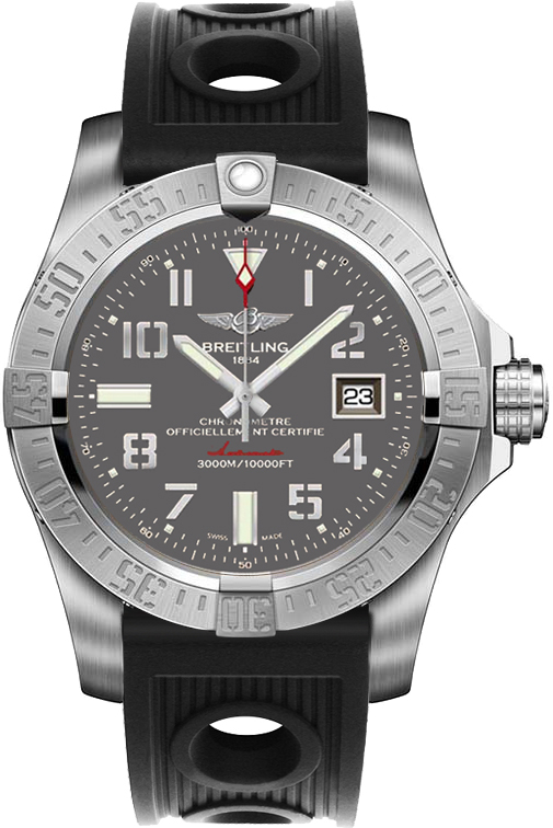 Breitling Avenger Self winding Automatic Chronometer Grey Mens Watch A1733110-F563-200S 