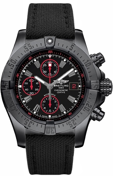 Breitling Avenger Self winding Automatic Chronometer Black Mens Watch M133802C-BC73-101W 