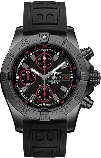 Breitling Avenger Self winding Automatic Chronometer Black Mens Watch M133802C-BC73-153S 