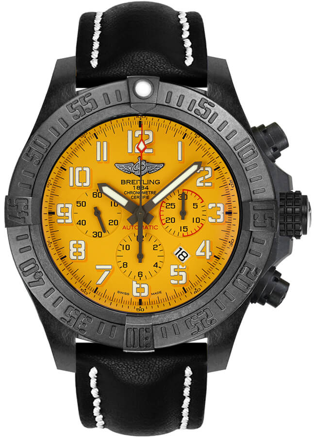 Breitling Avenger Self winding Automatic Chronometer Yellow Mens Watch XB0170E4-I533-441X 
