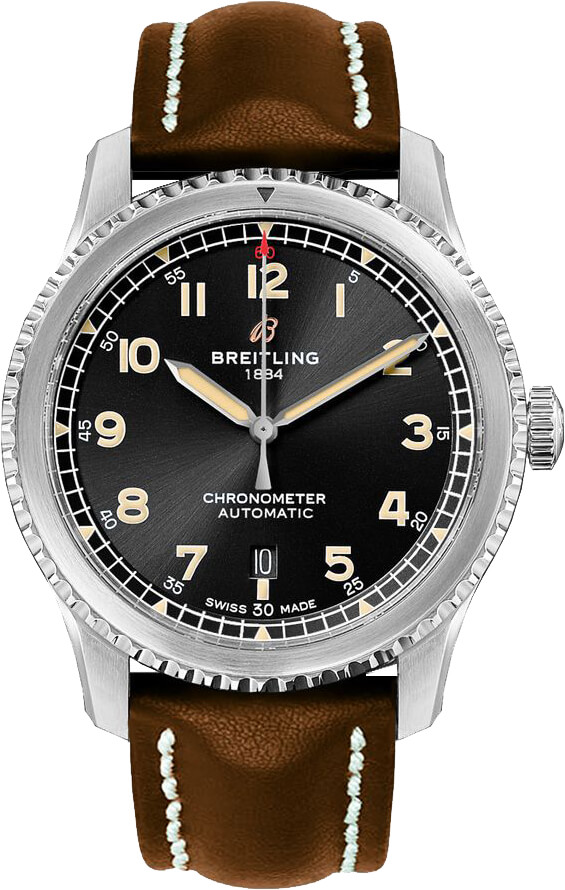 Breitling Navitimer Aviator 8 Self winding Automatic Black Mens Watch A17315101B1X3 
