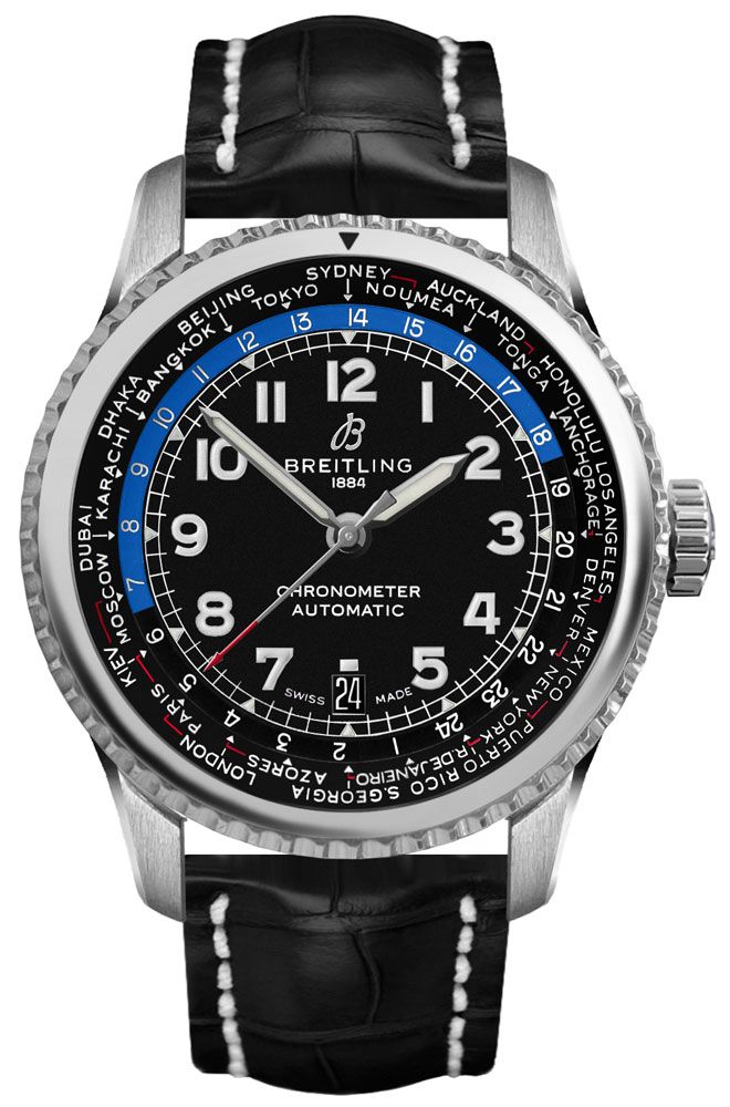 Breitling Navitimer Aviator 8 B35 Automatic Unitime Men's Watch AB3521U41B1P2 