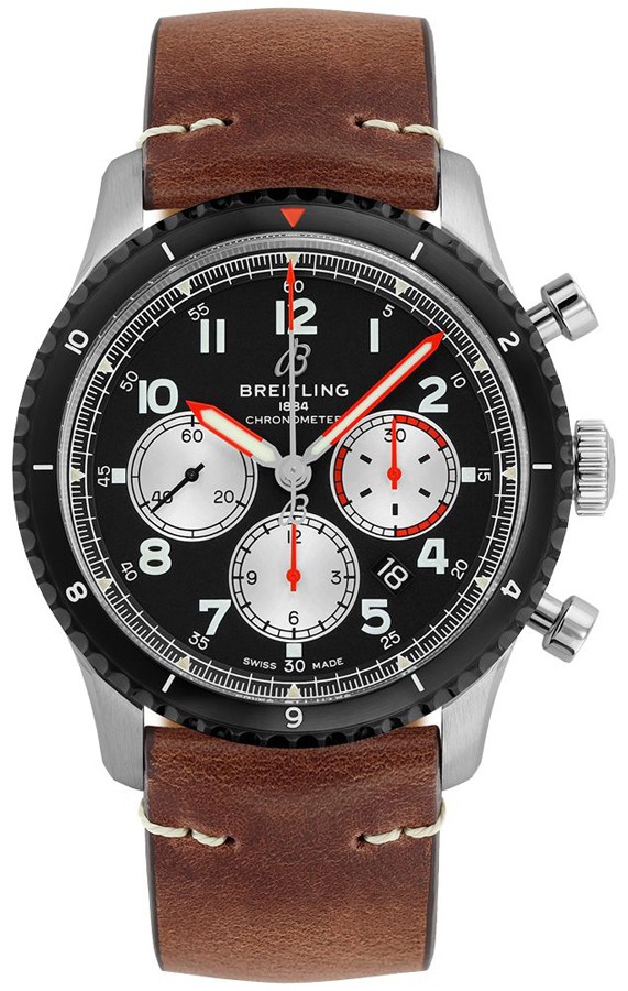 Breitling Navitimer Self winding Automatic Black Mens Watch AB01194A1B1X2 