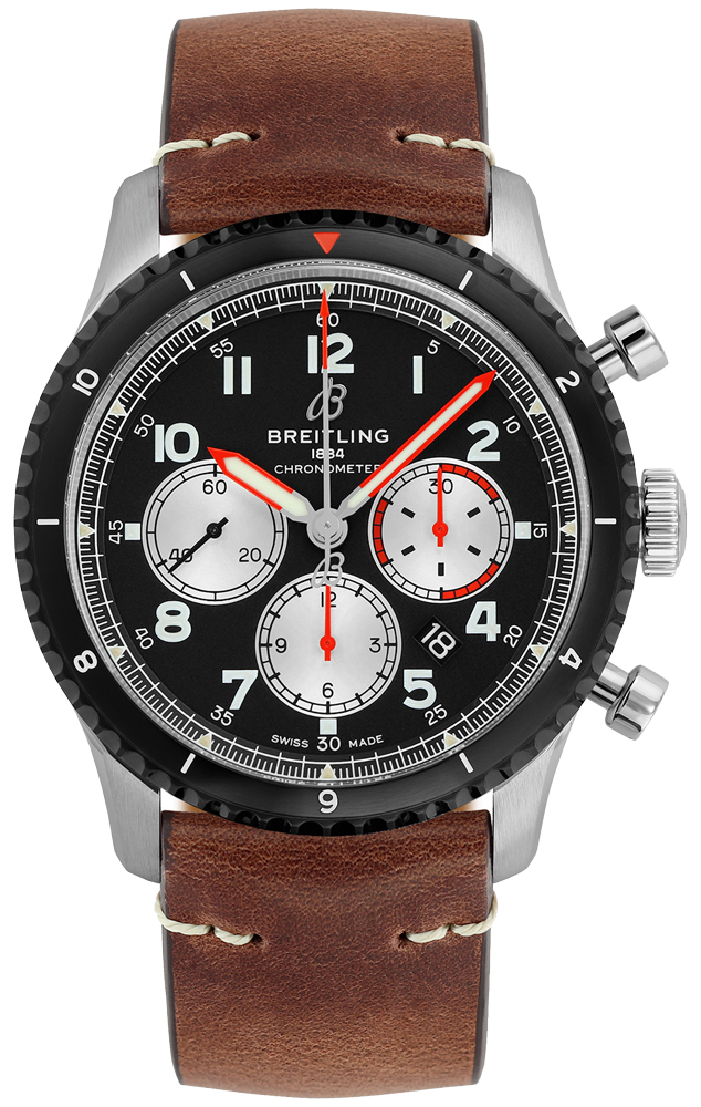 Breitling Navitimer Self winding Automatic Black Mens Watch AB01194A1B1X1 