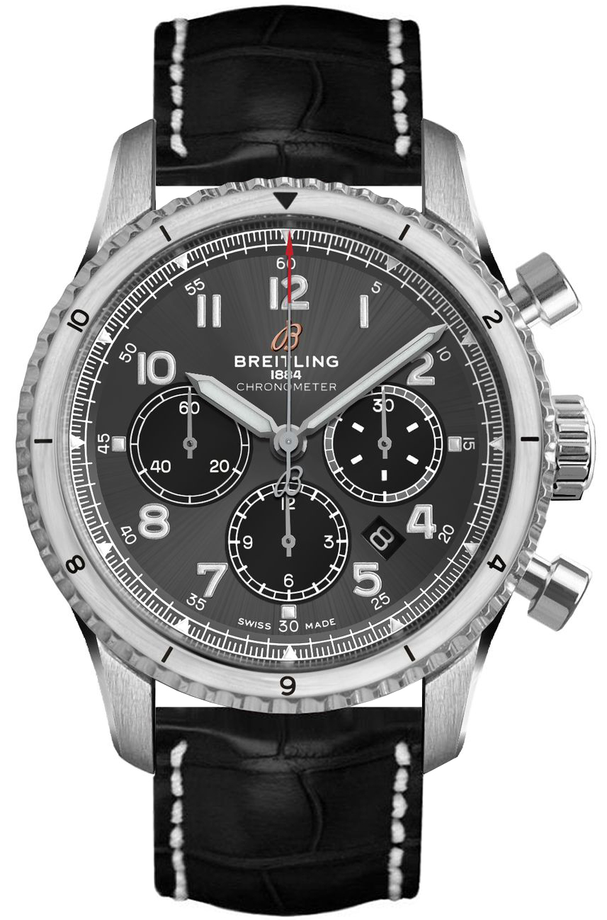 Breitling Navitimer Self winding Automatic Grey Mens Watch AB0119131B1P2 