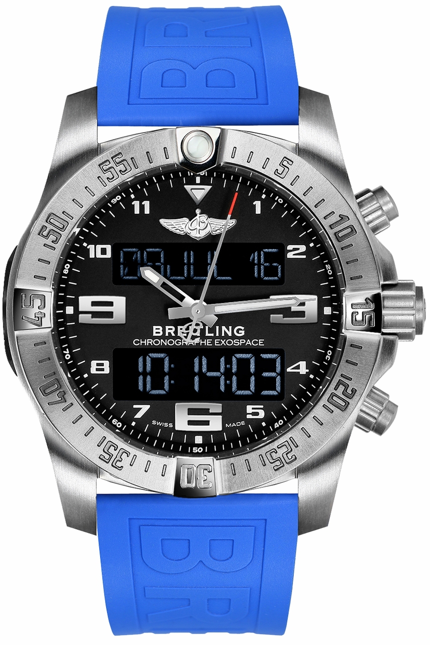 Breitling Professional Battery Operated Quartz Black Mens Watch EB5510H1-BE79-235S 