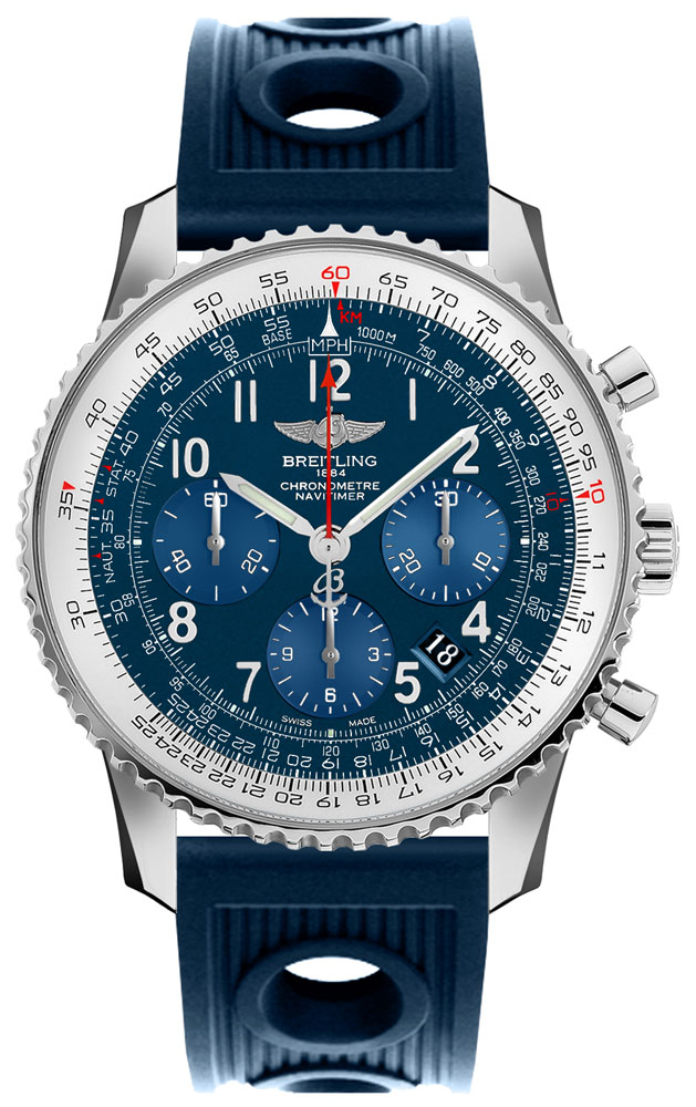 Breitling Navitimer Self winding Automatic Blue Mens Watch AB0121C4-C920-211S 