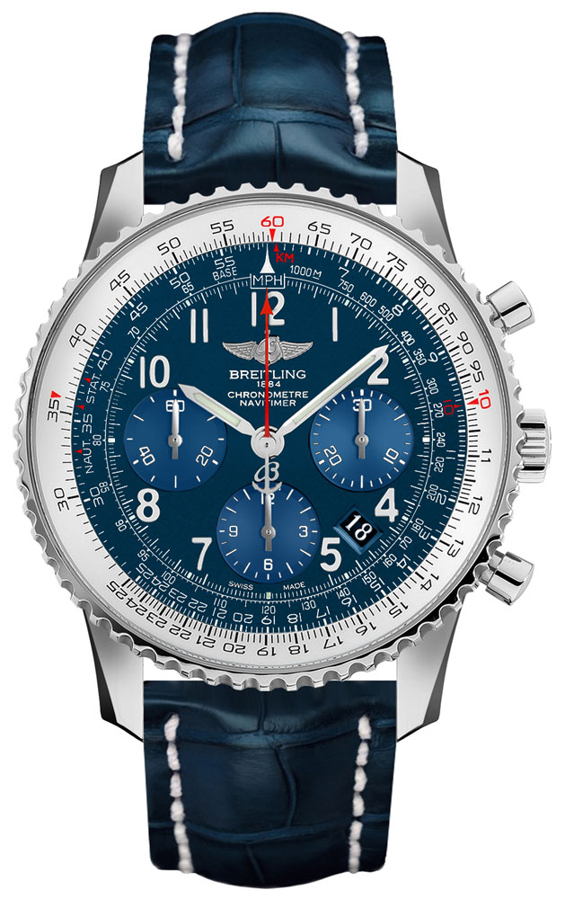 Breitling Navitimer Self winding Automatic Blue Mens Watch AB0121C4-C920-731P 