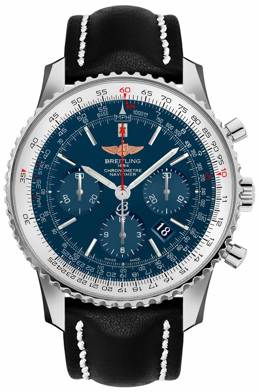 Breitling Navitimer Self winding Automatic Chronometer Blue Mens Watch AB012721-C889-441X 