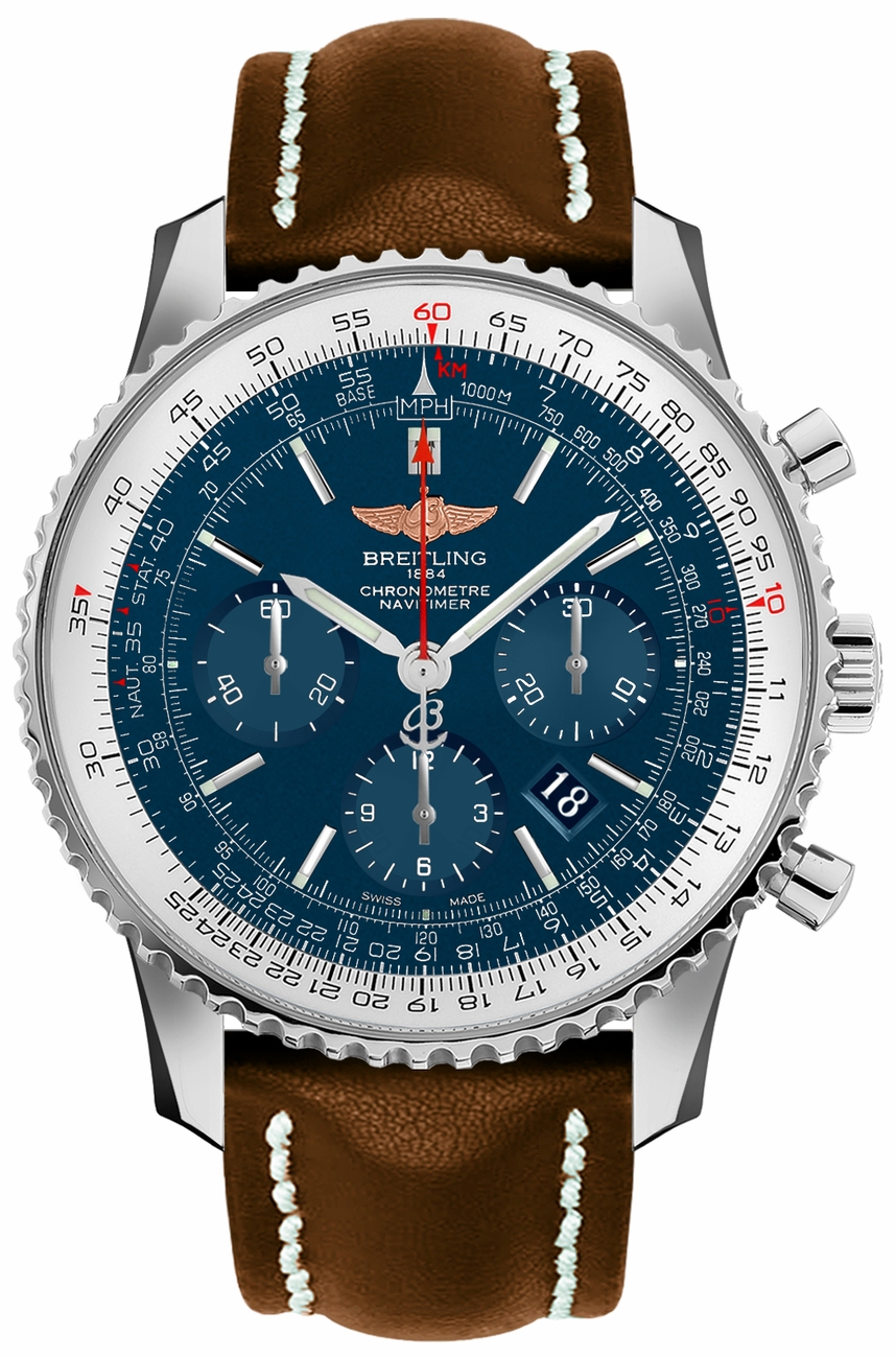 Breitling Navitimer Self winding Automatic Chronometer Blue Mens Watch AB012721-C889-443X 