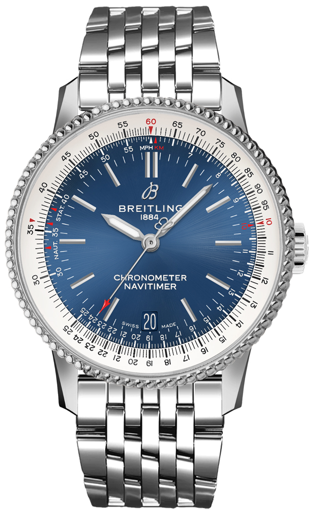 Breitling Navitimer Self winding Automatic Blue Mens Watch A17325211C1A1 