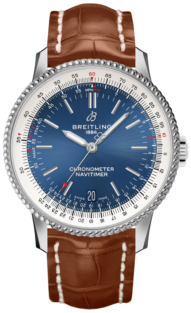 Breitling Navitimer Self winding Automatic Chronometer Blue Mens Watch A17325211C1P2 
