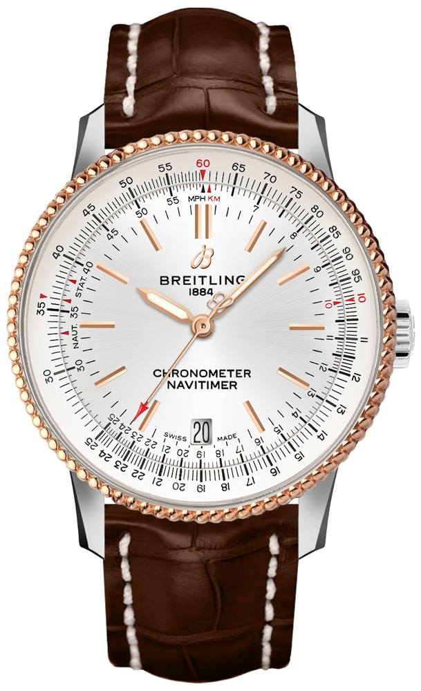 Breitling Navitimer Self winding Automatic Silver Mens Watch U17325211G1P1 