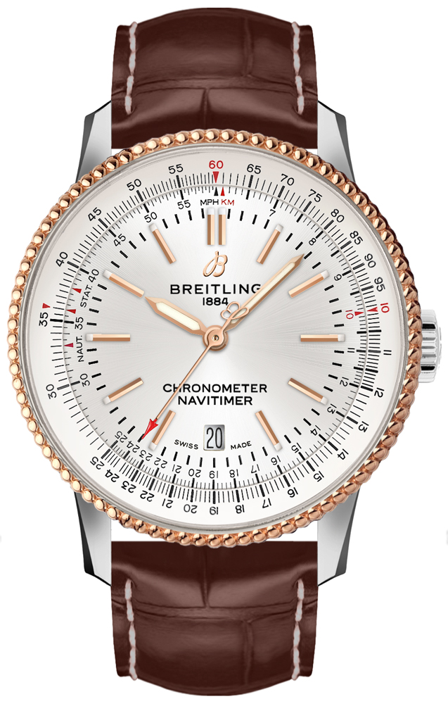 Breitling Navitimer Self winding Automatic Silver Mens Watch U17326211G1P1 