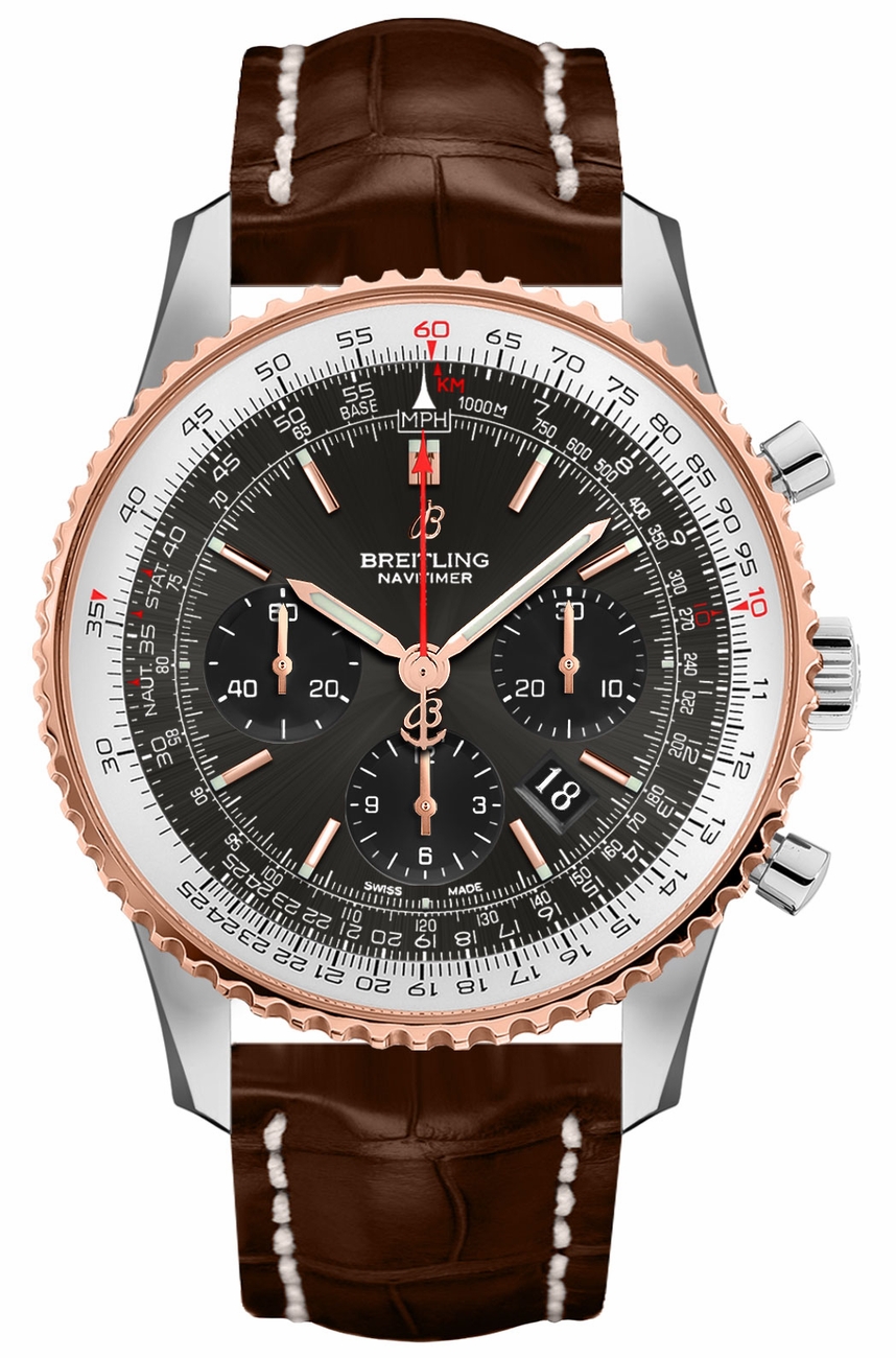 Breitling Navitimer Self winding Automatic Grey Mens Watch UB012121-F582-739P 