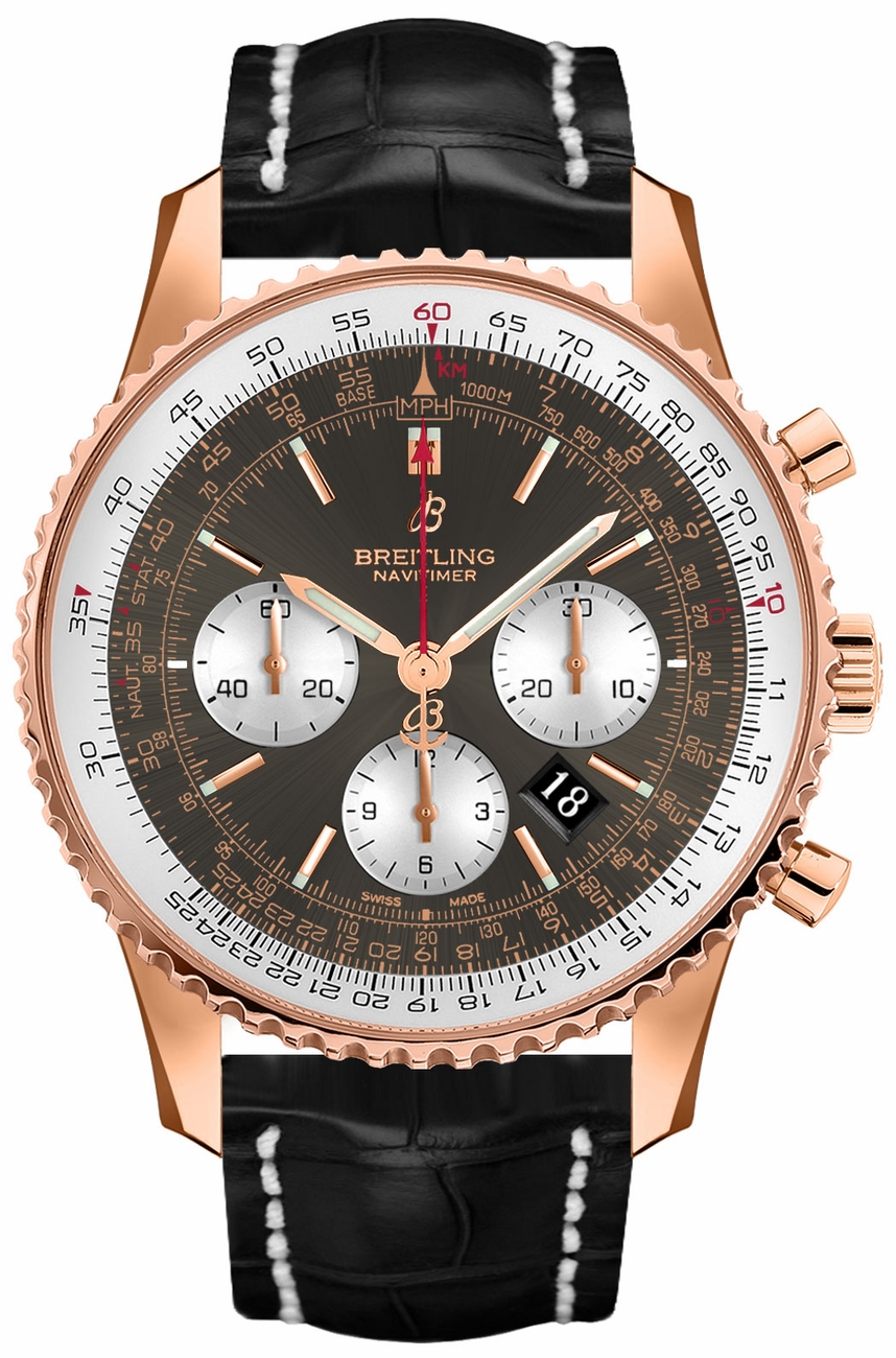 Breitling Navitimer Self winding Automatic Chronometer Anthracite Mens Watch RB0127121F1P1 